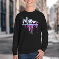 Mom Baseball Ice Cream Drip Birthday Boy Family Youth Crewneck Sweatshirt Mom Baseball Ice Cream Drip Birthday Boy Family Youth Crewneck Sweatshirt