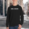 Mrs Coach Football Basketball Baseball Coach Wife Youth Crewneck Sweatshirt Mrs Coach Football Basketball Baseball Coach Wife Youth Crewneck Sweatshirt