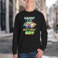 Nanny Of The Birthday Boy Baseball Football Colorful Youth Crewneck Sweatshirt Nanny Of The Birthday Boy Baseball Football Colorful Youth Crewneck Sweatshirt