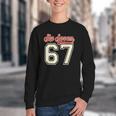 Number 67 Meme Six Seven Baseball Style Kids Boy Teen Youth Crewneck Sweatshirt Number 67 Meme Six Seven Baseball Style Kids Boy Teen Youth Crewneck Sweatshirt