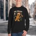 Oh Snap Gingerbreadman Christmas Baseball Youth Crewneck Sweatshirt Oh Snap Gingerbreadman Christmas Baseball Youth Crewneck Sweatshirt