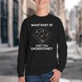 What Part Of Dont You Understand 6432 Baseball Youth Crewneck Sweatshirt