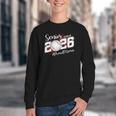 Proud Mama Of A 2026 Senior Baseball Graduation Mom Youth Crewneck Sweatshirt