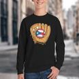 Puerto Rican Flag Baseball Player Boricua Pride Beisbol PR Youth Crewneck Sweatshirt Puerto Rican Flag Baseball Player Boricua Pride Beisbol PR Youth Crewneck Sweatshirt