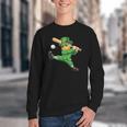 Retro Leprechaun Baseball St Patricks Day Sport Men Boy Kids Youth Crewneck Sweatshirt Retro Leprechaun Baseball St Patricks Day Sport Men Boy Kids Youth Crewneck Sweatshirt
