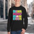 Retro Mama Mommy Mom Bruh Baseball Women Girls Youth Crewneck Sweatshirt Retro Mama Mommy Mom Bruh Baseball Women Girls Youth Crewneck Sweatshirt