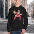 Santa Playing Baseball Baseball Lover Baseballer Xmas Youth Crewneck Sweatshirt Santa Playing Baseball Baseball Lover Baseballer Xmas Youth Crewneck Sweatshirt