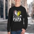 Senior Papa Class Of 2026 Baseball Softball Graduation Heart Youth Crewneck Sweatshirt Senior Papa Class Of 2026 Baseball Softball Graduation Heart Youth Crewneck Sweatshirt