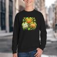Shamrock Basketball Baseball Drip St Patrick's Day Boys Men Youth Crewneck Sweatshirt Shamrock Basketball Baseball Drip St Patrick's Day Boys Men Youth Crewneck Sweatshirt