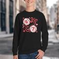 Six Seven Baseball Lover Sports Red Heart Bow Valentine Girl Youth Crewneck Sweatshirt