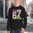 Six Seven Drip Baseball Player Number 67 Or 67th Birthday Youth Crewneck Sweatshirt Six Seven Drip Baseball Player Number 67 Or 67th Birthday Youth Crewneck Sweatshirt