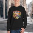 Spring Training 2026 Baseball Fan Retro Palm Cactus Youth Crewneck Sweatshirt