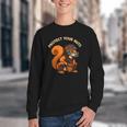 Squirell Baseball Catcher Player Joke Tee Protect Your Nuts Youth Crewneck Sweatshirt Squirell Baseball Catcher Player Joke Tee Protect Your Nuts Youth Crewneck Sweatshirt