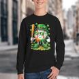 St Patricks Day Baseball Ice Cream Baseball Player Cartoon Youth Crewneck Sweatshirt St Patricks Day Baseball Ice Cream Baseball Player Cartoon Youth Crewneck Sweatshirt