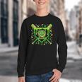 St Patricks Day Baseball Ice Cream Shamrock Baseball Player Youth Crewneck Sweatshirt St Patricks Day Baseball Ice Cream Shamrock Baseball Player Youth Crewneck Sweatshirt