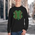 St Patricks Day Shamrock Baseball Saint Paddy's Youth Crewneck Sweatshirt