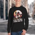 Steal That Base I Double Dare You Baseball Catcher Youth Crewneck Sweatshirt Steal That Base I Double Dare You Baseball Catcher Youth Crewneck Sweatshirt