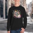Stealing Bases And Hearts Baseball Puns Sports Youth Crewneck Sweatshirt
