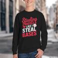 Stealing Hearts Like I Steal Bases Cute Baseball Valentine Youth Crewneck Sweatshirt Stealing Hearts Like I Steal Bases Cute Baseball Valentine Youth Crewneck Sweatshirt