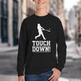 Touchdown Baseball Football Sports Youth Crewneck Sweatshirt Touchdown Baseball Football Sports Youth Crewneck Sweatshirt