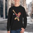 Ugly Christmas Sweater Gingerbread Baseball Toddler Kids Youth Crewneck Sweatshirt