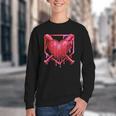 Valentines Day Baseball Red Heart Dab Boys Girls Kids Youth Crewneck Sweatshirt Valentines Day Baseball Red Heart Dab Boys Girls Kids Youth Crewneck Sweatshirt