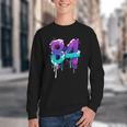 Vintage Baseball 84 Number Youth Crewneck Sweatshirt Vintage Baseball 84 Number Youth Crewneck Sweatshirt