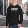 Will Work For Tournament Entry Fees – Travel Baseball Youth Crewneck Sweatshirt Will Work For Tournament Entry Fees – Travel Baseball Youth Crewneck Sweatshirt