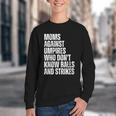 Women's Moms Against Umpires Parents Mom Baseball Sarcastic Youth Crewneck Sweatshirt Women's Moms Against Umpires Parents Mom Baseball Sarcastic Youth Crewneck Sweatshirt