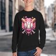 Women's Valentines Day Baseball Boys Ice Cream Drip Heart Youth Kids Youth Crewneck Sweatshirt Women's Valentines Day Baseball Boys Ice Cream Drip Heart Youth Kids Youth Crewneck Sweatshirt