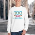 100 Days Of School Drip Ice Cream Baseball For Teacher Kids Premium Tri-Blend Youth Crewneck Sweatshirt 100 Days Of School Drip Ice Cream Baseball For Teacher Kids Premium Tri-Blend Youth Crewneck Sweatshirt