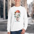 Baseball Christmas Ball Hat Snow Winter Premium Tri-Blend Youth Crewneck Sweatshirt Baseball Christmas Ball Hat Snow Winter Premium Tri-Blend Youth Crewneck Sweatshirt