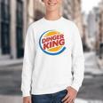 Baseball Dinger King Logo For Home Run Players And Fan Youth Crewneck Sweatshirt Baseball Dinger King Logo For Home Run Players And Fan Youth Crewneck Sweatshirt