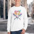 Baseball Drip 67 Six Seven Number 67 Player 67th Birthday Youth Crewneck Sweatshirt Baseball Drip 67 Six Seven Number 67 Player 67th Birthday Youth Crewneck Sweatshirt