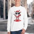 Baseball Drip Ice Cream Sunglasses Boys Youth Kids Valentine Youth Crewneck Sweatshirt