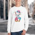 Baseball Drip Number 67 Six Seven Meme Ice Cream Dripping Youth Crewneck Sweatshirt