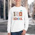 Baseball Football Basketball I Survived 100 Days Of School Youth Crewneck Sweatshirt Baseball Football Basketball I Survived 100 Days Of School Youth Crewneck Sweatshirt