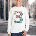 Baseball Ice Cream Drip Vehicles Youth Baseball Drip Premium Tri-Blend Youth Crewneck Sweatshirt