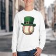Baseball Leprechaun Hat Saint Patrick Retro Youth Crewneck Sweatshirt Baseball Leprechaun Hat Saint Patrick Retro Youth Crewneck Sweatshirt