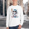 Baseball Lifestyle Apparel Youth Baseball Ice Cream Drip Youth Crewneck Sweatshirt Baseball Lifestyle Apparel Youth Baseball Ice Cream Drip Youth Crewneck Sweatshirt