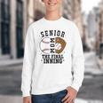 Baseball Senior Mom 2026 The Final Inning Youth Crewneck Sweatshirt Baseball Senior Mom 2026 The Final Inning Youth Crewneck Sweatshirt