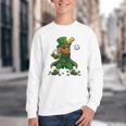 Baseball St Patricks Day Leprechaun Boys Girls Men Women Youth Crewneck Sweatshirt