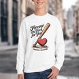 Baseball Valentine Forever On Deck For You Tee Youth Crewneck Sweatshirt