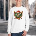 Baseball Xmas Christmas Baseball Ice Cream Drip Boys Youth Crewneck Sweatshirt Baseball Xmas Christmas Baseball Ice Cream Drip Boys Youth Crewneck Sweatshirt