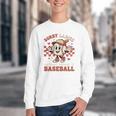 Boys & Women Men Baseball Valentine With Hearts Sporty Love Youth Crewneck Sweatshirt