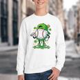 Boys St Patrick’s Day Baseball Drip Ice Cream Apparel Youth Youth Crewneck Sweatshirt