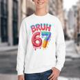 Bruh 67 Baseball Drip Number 67 Player 67th Birthday Youth Crewneck Sweatshirt Bruh 67 Baseball Drip Number 67 Player 67th Birthday Youth Crewneck Sweatshirt