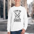 Christian Baseball Philippians 4 Youth Crewneck Sweatshirt
