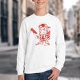 Drippy Baseball Mascot Valentine Heart Glasses Cartoon Youth Crewneck Sweatshirt Drippy Baseball Mascot Valentine Heart Glasses Cartoon Youth Crewneck Sweatshirt