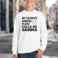 My Favorite Baseball Player Calls Me Gamma Youth Crewneck Sweatshirt My Favorite Baseball Player Calls Me Gamma Youth Crewneck Sweatshirt